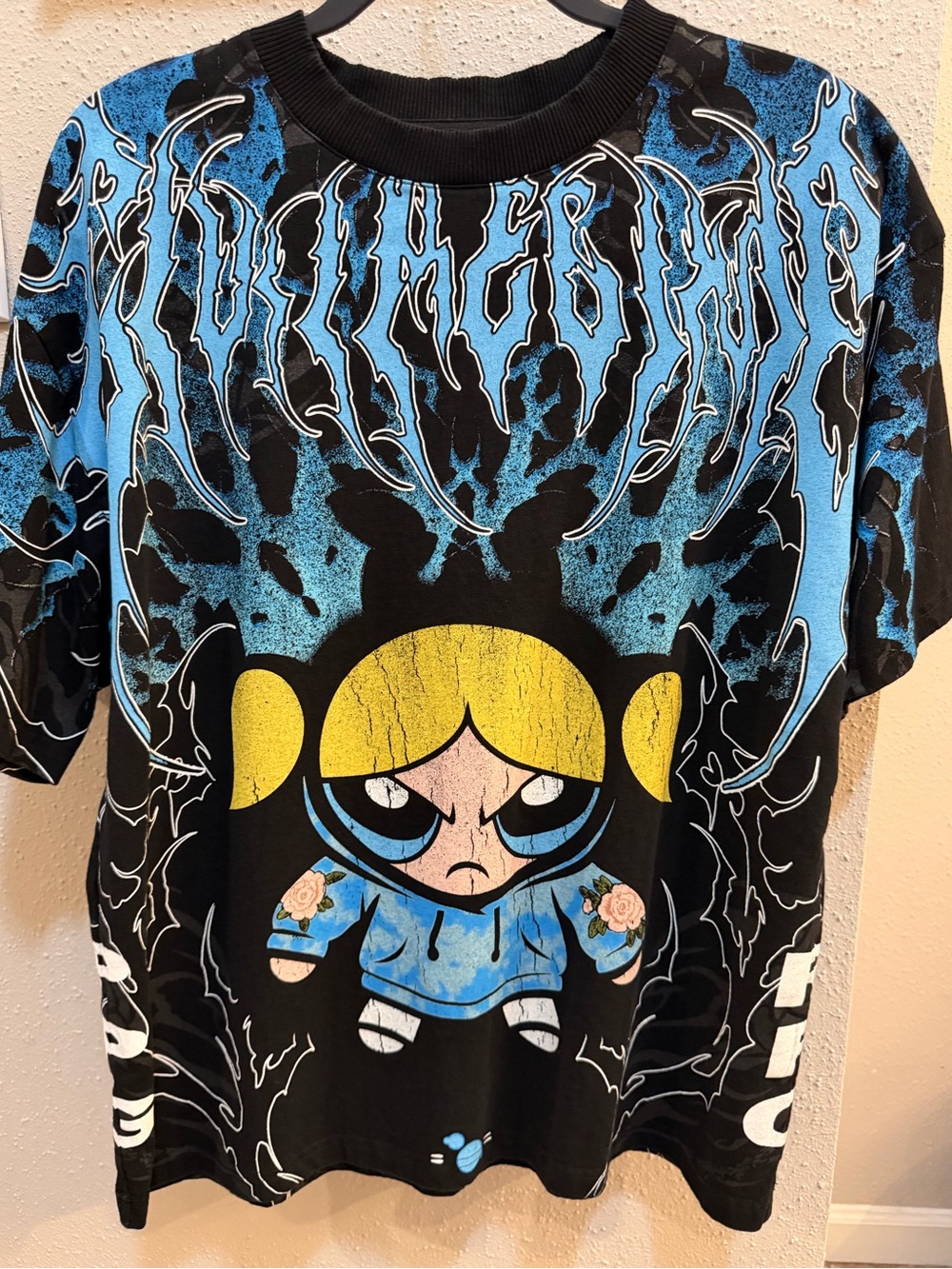 Civil Regime Unisex Oversized Tee Powerpuff Girl Bubbles